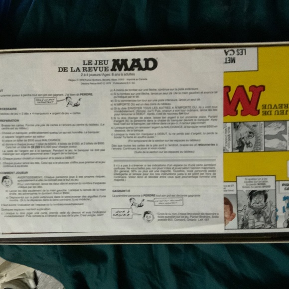 MAD MAGAZINE GAME - Picture 2 of 2